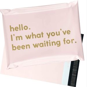 15 Poly Mailers "I'm what you've been waiting for"